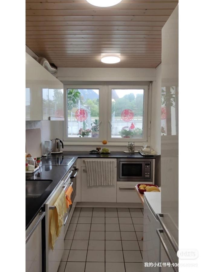 Spiez Lakeview By The Station Room C Exteriér fotografie